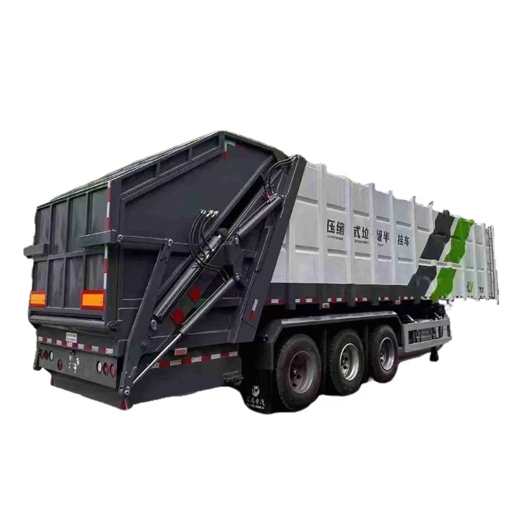 Multi Functional Compressed Garbage Transfer Semi-trailer Garbage Truck